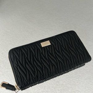 Black Coach Wallet - Mad Twist Leather